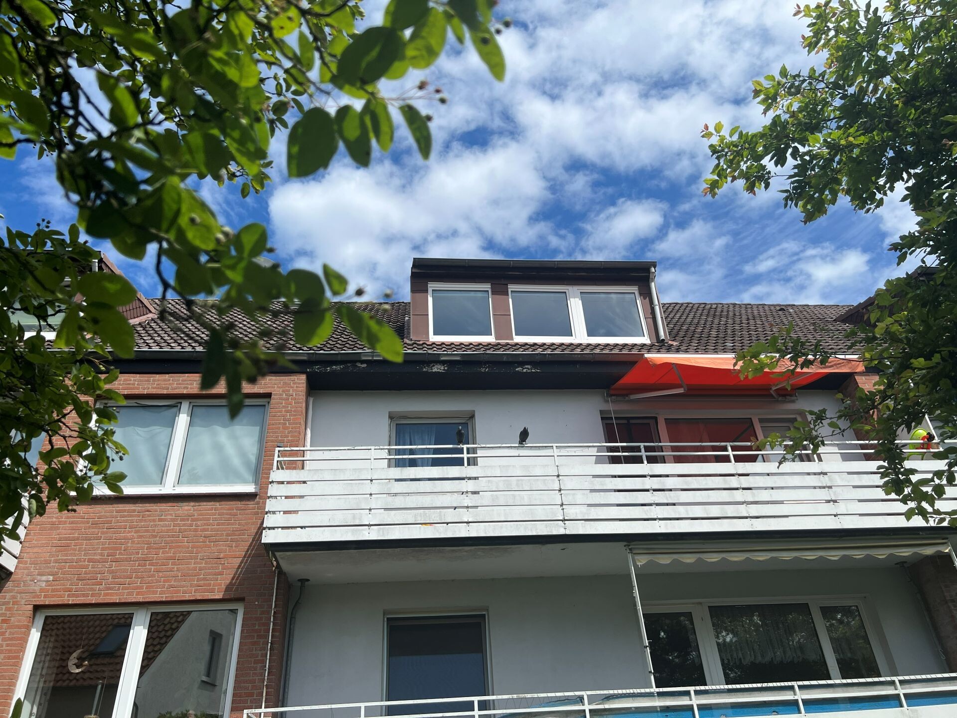 Blick aufs Dachgeschoß